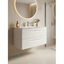 Тумба с раковиной Francesca Avanti Panda art 2518-900-T