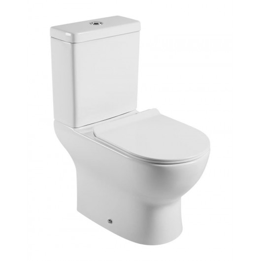 Унитаз-компакт Agger AT03000 безободковый, сиденье с микролифтом