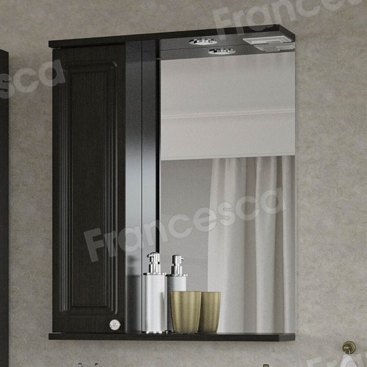 Шкаф-зеркало Francesca Avanti Империя 55 венге, левый