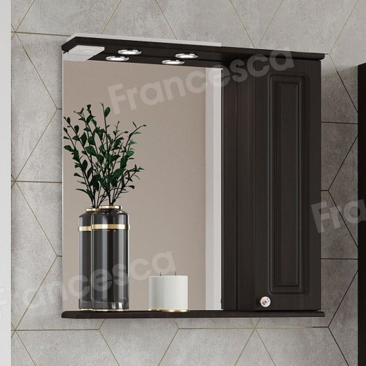 Шкаф-зеркало Francesca Avanti Империя 65 венге, правый