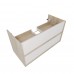 Тумба с раковиной Акватек Либра 100, дуб давос, белый матовый, 2 ящика - 2 Тумба с раковиной Акватек Либра 100, дуб давос, белый матовый, 2 ящика - 2