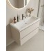 Тумба с раковиной Francesca Avanti Latina 100 подвесная, бежевая (ум. Фостер 100) - 4