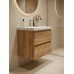 Тумба с раковиной Francesca Avanti Latina 50 подвесная, дуб крафт золотой (ум. Moduo 50) - 2