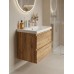 Тумба с раковиной Francesca Avanti Latina 60 подвесная, дуб крафт золотой (ум. Moduo 60) - 1