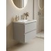 Тумба с раковиной Francesca Avanti Latina 60 подвесная, серая (ум. Moduo 60) - 2