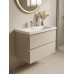 Тумба с раковиной Francesca Avanti Latina 80 подвесная, бежевая (ум. Moduo 80) - 2