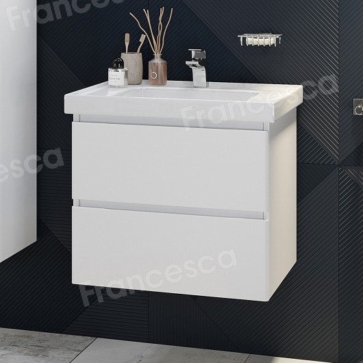 Тумба с раковиной Francesca Latina 60 подвесная (ум. Грейс 60)