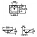 Раковина Roca America 327495000 (58 см) - 2