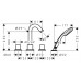 Смеситель Hansgrohe Logis 71314000 на борт ванны - 1