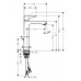 Смеситель Hansgrohe Metris 31183000 для раковины - 5