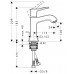 Смеситель Hansgrohe Metris Classic 31075000 для раковины - 1