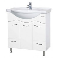 Тумба с раковиной Bellezza Мари 85 белая