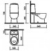 Унитаз-компакт Sanita luxe Best luxe с микролифтом - 4